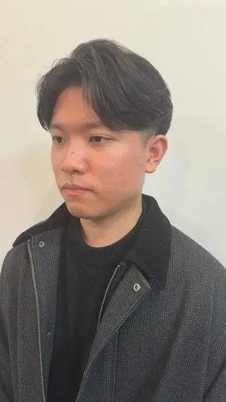 ショート パーマ メンズ sola方南町所属・原一真/ 外国人ショートヘアのヘアスタイル