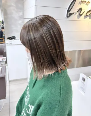 ミディアム 🫧艶髪カラー🫧 森本くるみのヘアスタイル