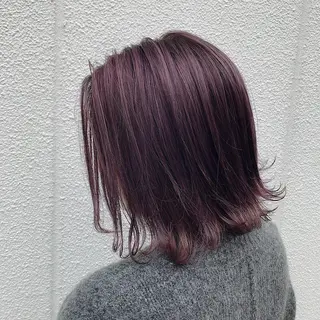 ミディアム カラー LUXBE LUCE ひなののヘアスタイル