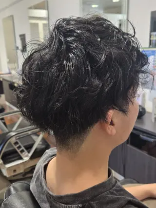 パーマ メンズ 🌟Cube 東山 侑以🎮𓈒⋆͛のヘアスタイル