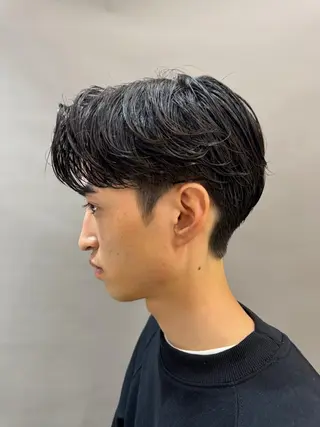 ショート パーマ メンズ 横浜/レイヤー/ カネコのヘアスタイル