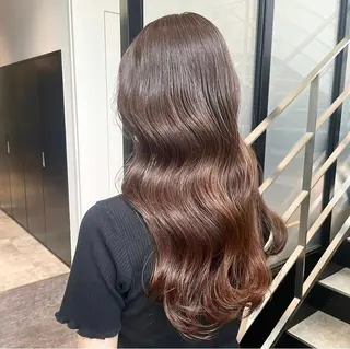 ロング カラー パーマ ヘアアレンジ メンズ キッズ アイブロウ stylist 🌸 kana.のヘアスタイル