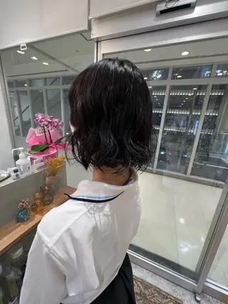 ショート パーマ marble by KENJEのヘアスタイル