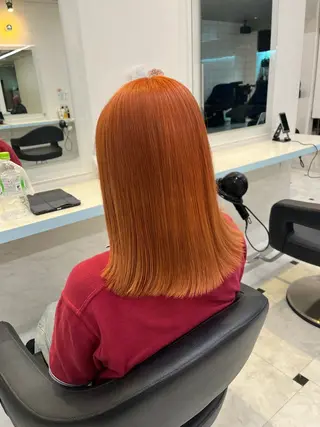 ミディアム カラー ブリーチカラー 🩵MIZUKIのヘアスタイル
