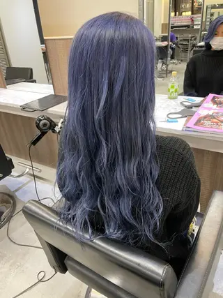 ロング カラー 福永速人 /メンズパーマのヘアスタイル
