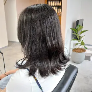 ミディアム 河内 拓也のヘアスタイル