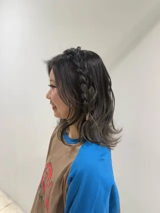 ヘアアレンジ ヘアセット 🤍AIRA🤍のヘアスタイル