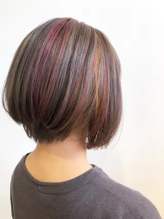 ショート カラー 🌼圧倒的な口コミ数 BRAVE柏東口のヘアスタイル