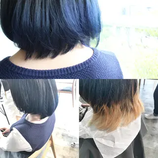 ミディアム カラー BOB🌟ハイトーン /ブリーチ/TAKUのヘアスタイル