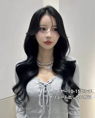ロング カラー 🩷韓国ヘア/ヨシン モリ🩷Maikaのヘアスタイル