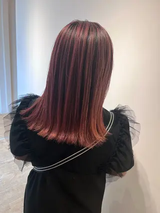 ロング カラー 篠原 海のヘアスタイル