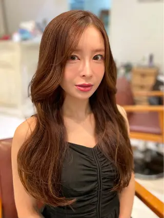 ロング カラー 髪質改善／ブリーチ 宮武　湧斗のヘアスタイル
