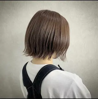 ミディアム カラー 武井　弘希 ブリーチなしカラー✨のヘアスタイル
