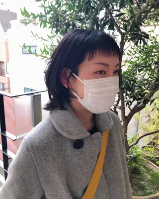 ミディアム Memories 銀座のヘアスタイル