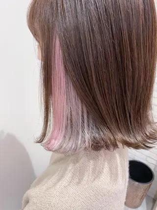 横浜🍒ルーツカラー エクステ/RIEのヘアスタイル