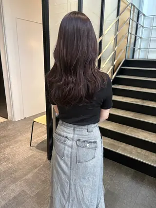 ロング カラー mao | 柔らか艶カラー🫧のヘアスタイル