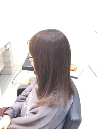 セミロング メンズパーマレイヤー 西山賢志のヘアスタイル