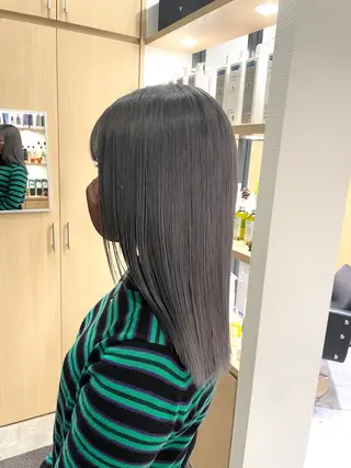 ミディアム カラー 城 健太郎 💎ハイトーンのヘアスタイル