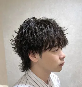 パーマ メンズ ユージ ✂︎ カット／パーマ特化のヘアスタイル