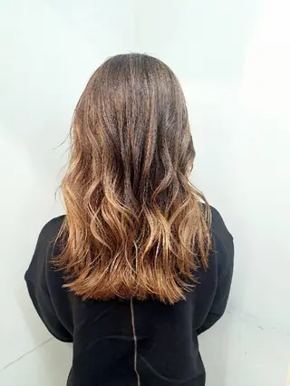 ロング カラー ビーオーダーズ所属・ダブルカラーモデル☆ SHUNYAのヘアスタイル