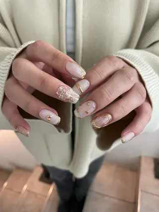 ネイル 【淡色color/ nail】maikoのネイルデザイン