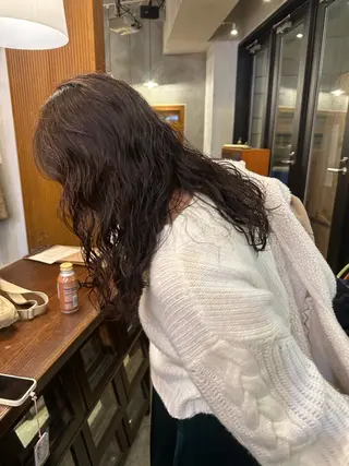 ロング パーマ ショートカットパー マ🫧kotoneのヘアスタイル