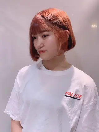 ショート カラー ヘアアレンジ 柔らか垢抜けｶﾗｰと ｶｯﾄ🫧ASUKAのヘアスタイル