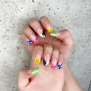 ロング カラー パーマ ヘアアレンジ メンズ キッズ ネイル マツエク・マツパ Salon Ｋのネイルデザイン