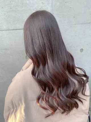 セミロング カラー 【透明感、艶髪】西村 有司のヘアスタイル