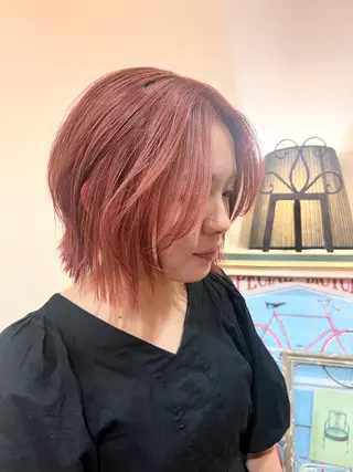 ミディアム カラー 韓国スタイル🫧 サーシャのヘアスタイル