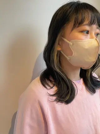 ミディアム カラー &SONS 小林亨のヘアスタイル