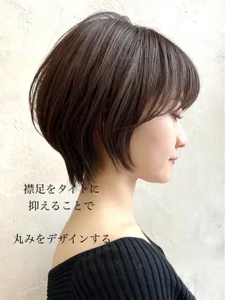 ショート カラー 💍新宿ショート 💍岩田莉奈のヘアスタイル