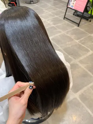 ロング ボブ 西宮北口/みなみのヘアスタイル