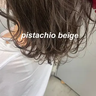 セミロング レイヤーカット 韓国ヘアayameのヘアスタイル