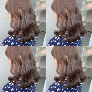 ロング カラー パーマ 艶髪・酸性ストレート フリツのヘアスタイル