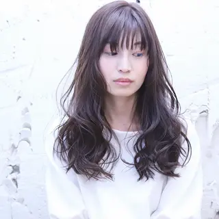 ロング 中山 泰徳のヘアスタイル