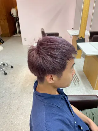 カラー 浅香 諒太のヘアスタイル