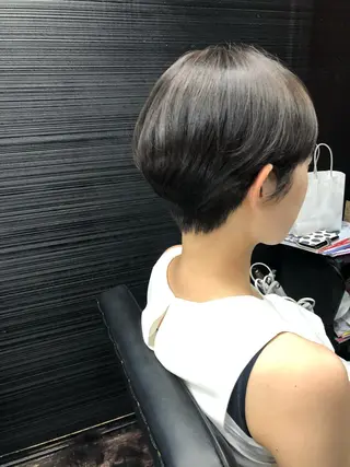 ショート パーマ 山本 雅由のヘアスタイル