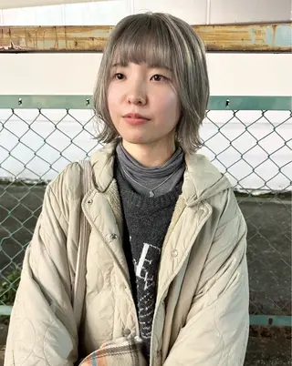 ミディアム カラー 田中 泰正のヘアスタイル