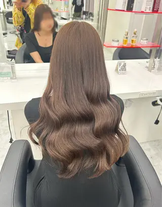 カラー 透明感ベージュ🤎 ナチュラルレイヤーのヘアスタイル