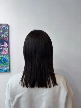 ミディアム みぞぐち じゅりのヘアスタイル