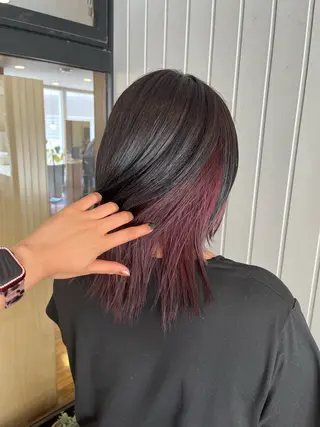 セミロング 田中 結月のヘアスタイル
