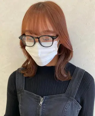 ミディアム ヘアアレンジ レイヤー/インナー カラー🦋ルイのヘアスタイル