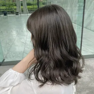 カラー 💖ブリーチなし透明 感💖ASAHIのヘアスタイル