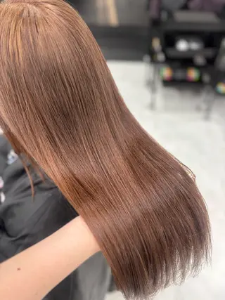 ロング まろっと艶感ブラウン ベージュ🤍まなかのヘアスタイル