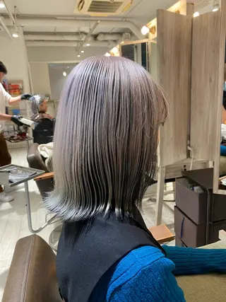 カラー 韓国風／ハイトーン 砂原洋介のヘアスタイル