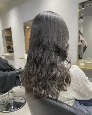 ロング パーマ 【表参道】Ruri デジタルパーマのヘアスタイル