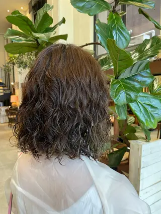 ミディアム パーマ miyabu momokaのマツエク・マツパデザイン