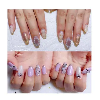 ミディアム ネイル 👑enen style👑のネイルデザイン