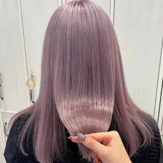 セミロング フェザーパーマ🌙 毛流れ yuzukiのヘアスタイル